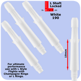 L-Style-Straight -White - Black- Blue- Purple-Locked