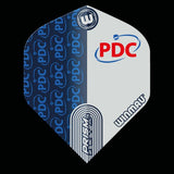 winmau Prism Zeta Blue & grey pdc logo 100micron