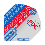 winmau Prism Zeta Blue & grey pdc logo 100micron