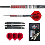 One80 Jaime Nuñez Cortes Darts Steel Tip 23g - JNC - Signature Darts - Electric Red