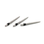 CUESOUL TOUCH POINT II Replacement Dart Steel Point,Black Steel Tips,Pack of 3pcs