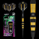Simon Whitlock Gold - Black 90% Tungsten Steel Tip Darts by Winmau
