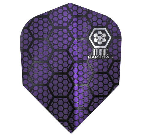 Harrows Atomic Purple 100 Micron Dart Flights