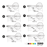 CUESOUL TERO shafts availble 9 colors (Set of 4 pcs)