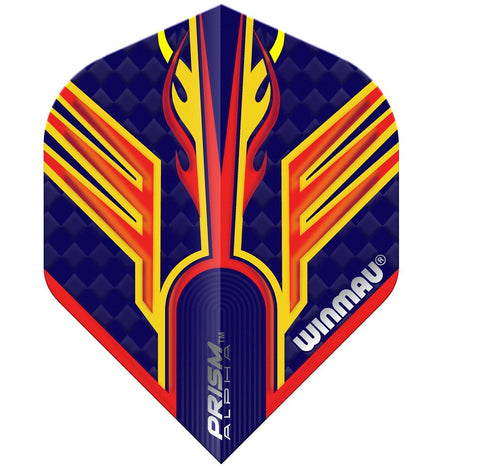 WINMAU PRISM ALPHA TRANSLUCENT CALIBRA DART FLIGHTS STANDARD