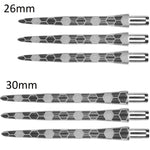 TARGET FIRE STORM ONYX CUT SILVER REPLACEMENT DART POINTS