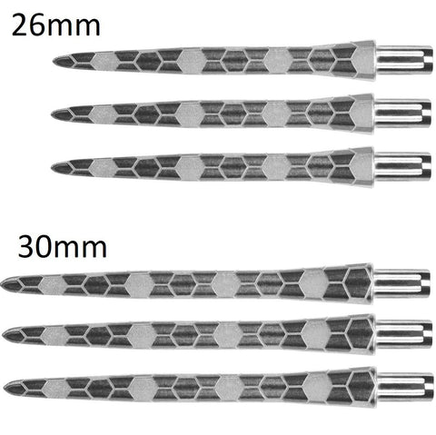 TARGET FIRE STORM ONYX CUT SILVER REPLACEMENT DART POINTS