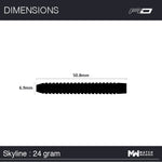 SKYLINE: 24 GRAM 90% TUNGSTEN ALLOY