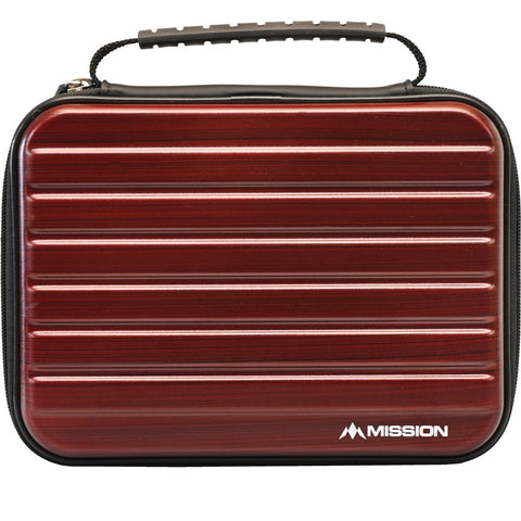Mission ABS-4 Darts Case - Strong Protection - Metallic Deep Red