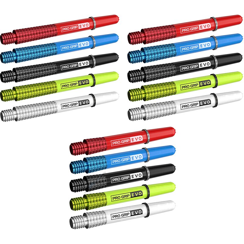 Target Darts PRO Grip Evo Alberi Freccette - In Alluminio E Nylon, Misura Intermedia, Oro - Foto 6