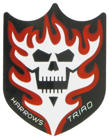 Triad Skull Flames